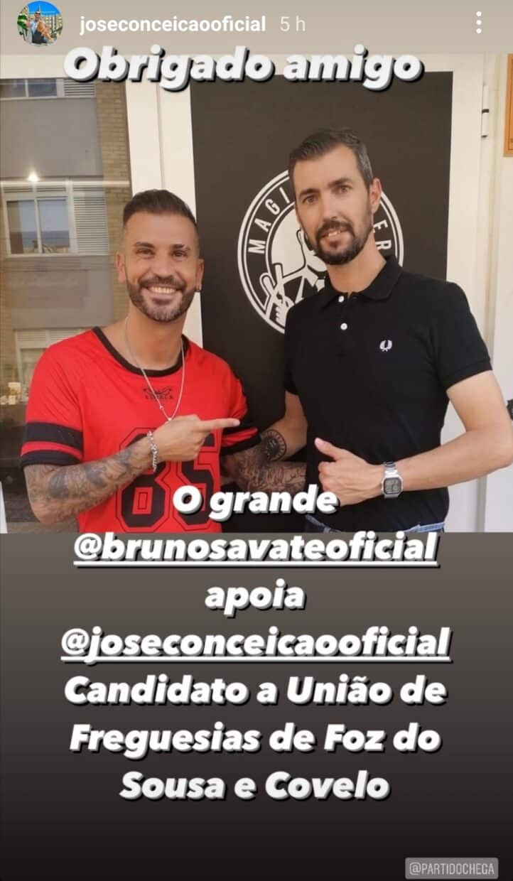 Bruno Savate, José Conceição, Big Brother, Partido Chega