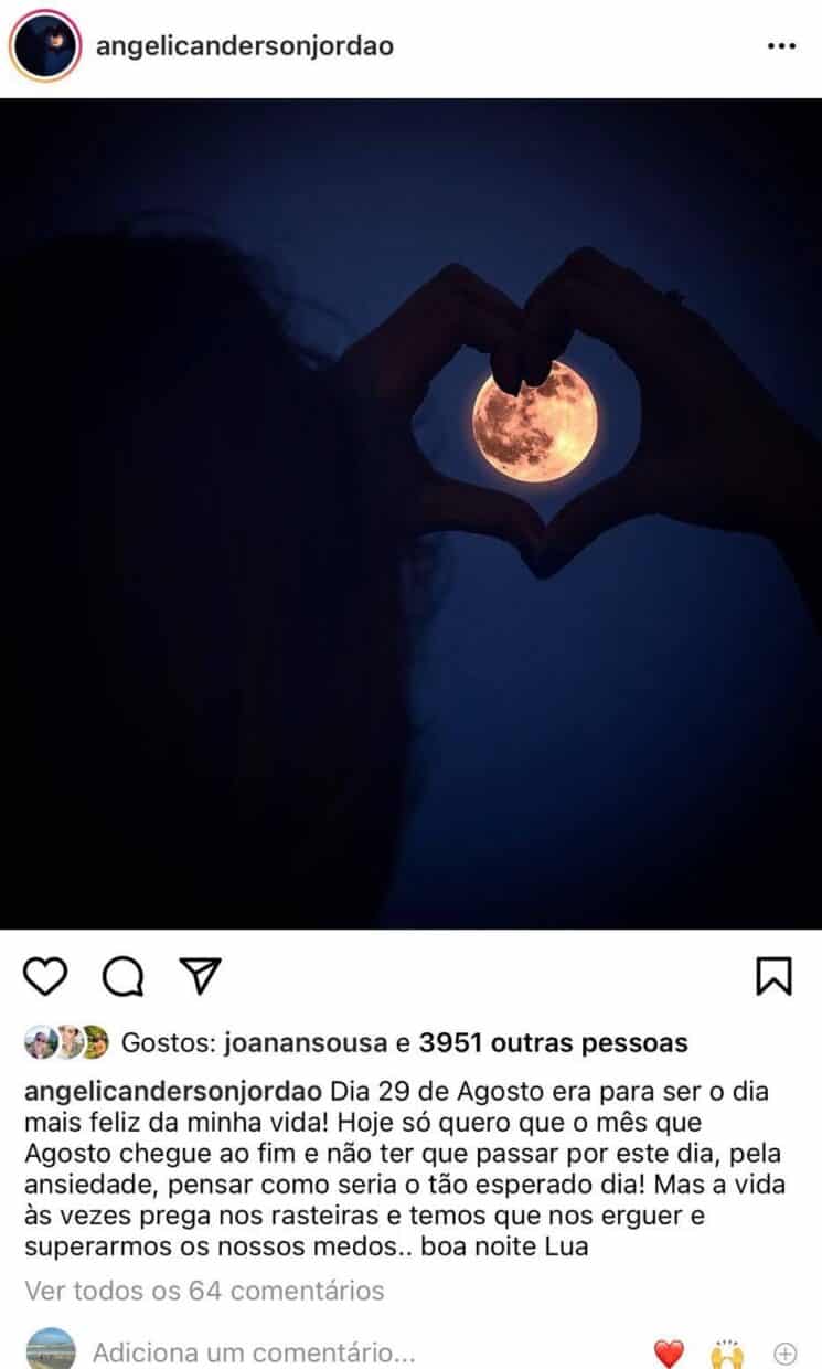 Angélica Jordão, instagram