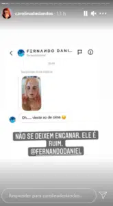 Carolina Deslandes, Fernando Daniel