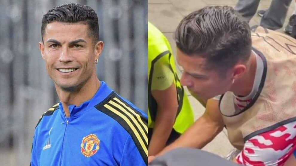Cristiano Ronaldo Atinge Steward