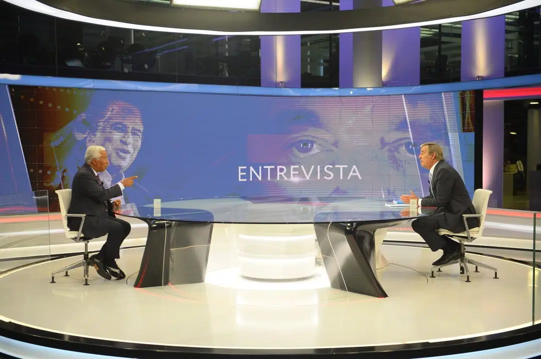 António Costa, Miguel Sousa Tavares, Jornal Das 8, Tvi