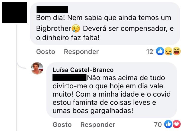 Luisa-Castel-Branco-Comentario-Big-Brother
