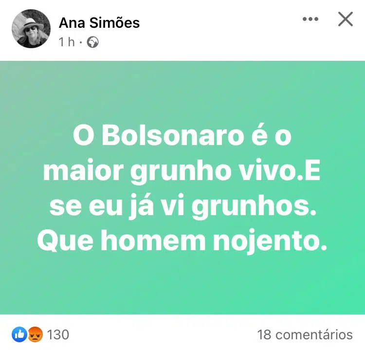 Ana Bola, Bolsonaro