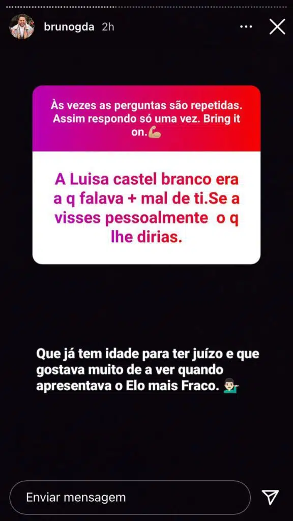 Bruno-Almeida-Instastory-Luísa-Castel-Branco