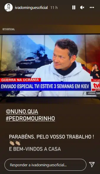 Iva Domingues, Pedro Mourinho