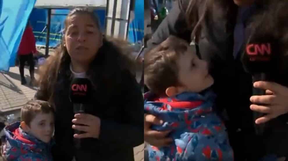 Jornalista Cnn Portugal, Abraço Criança