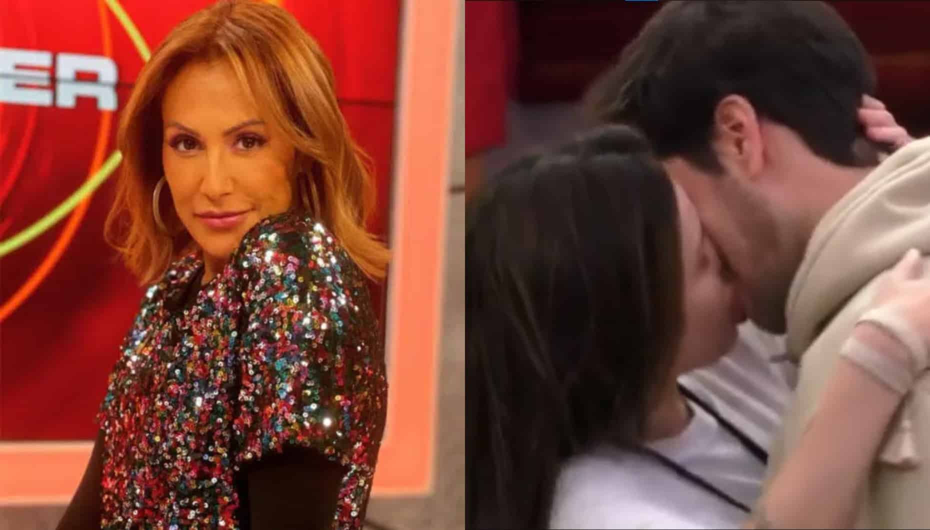Susana Dias Ramos, beijo Bruna Gomes e Bernardo Sousa