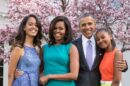 Barack Obama E Michelle Obama Filhas