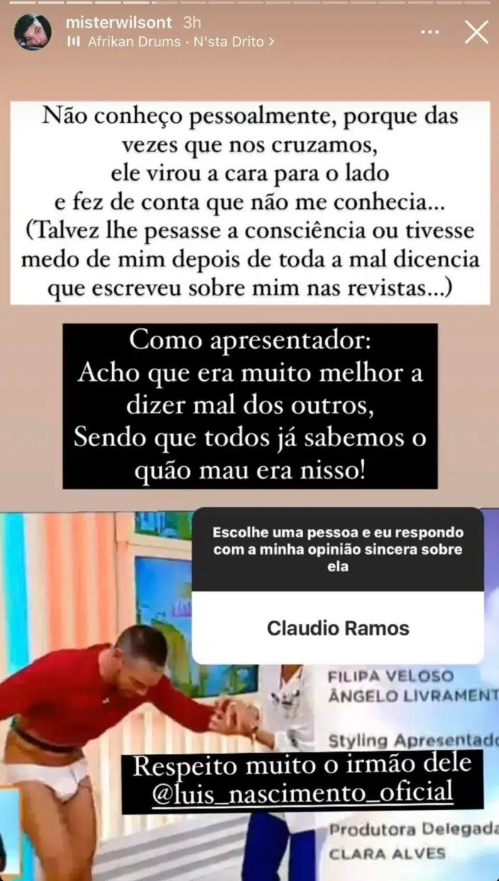 Cláudio Ramos, Wilson Teixeira