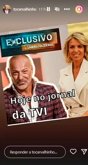 António Carvalho, Sandra Felgueiras, Jornal Das 8, Tvi