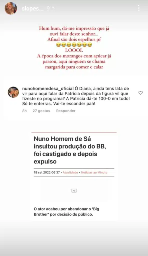 Nuno Homem De Sá, Diana Lopes, Big Brother