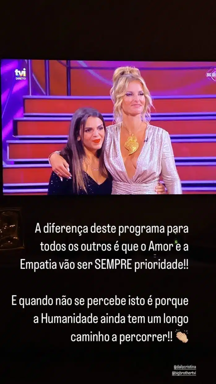 Inês Simões, Cristina Ferreira, Big Brother
