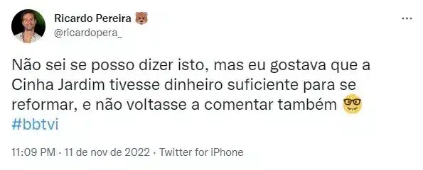Ricardo-Pereira-Cinha-Jardim-Tweet