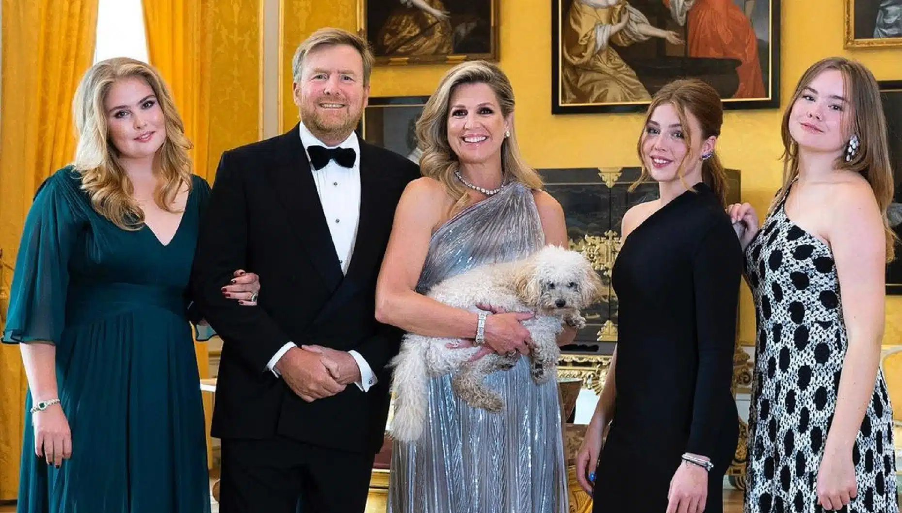 Amalia, Alexia E Ariane, Reis Guilherme E Máxima, Casa Real Holanda.