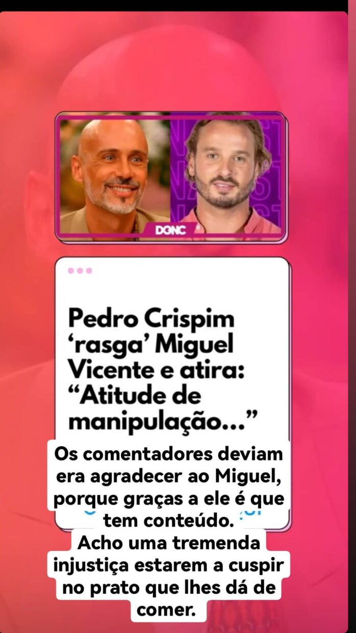 Tiago Ginga, Miguel Vicente, Pedro Crispim, Big Brother