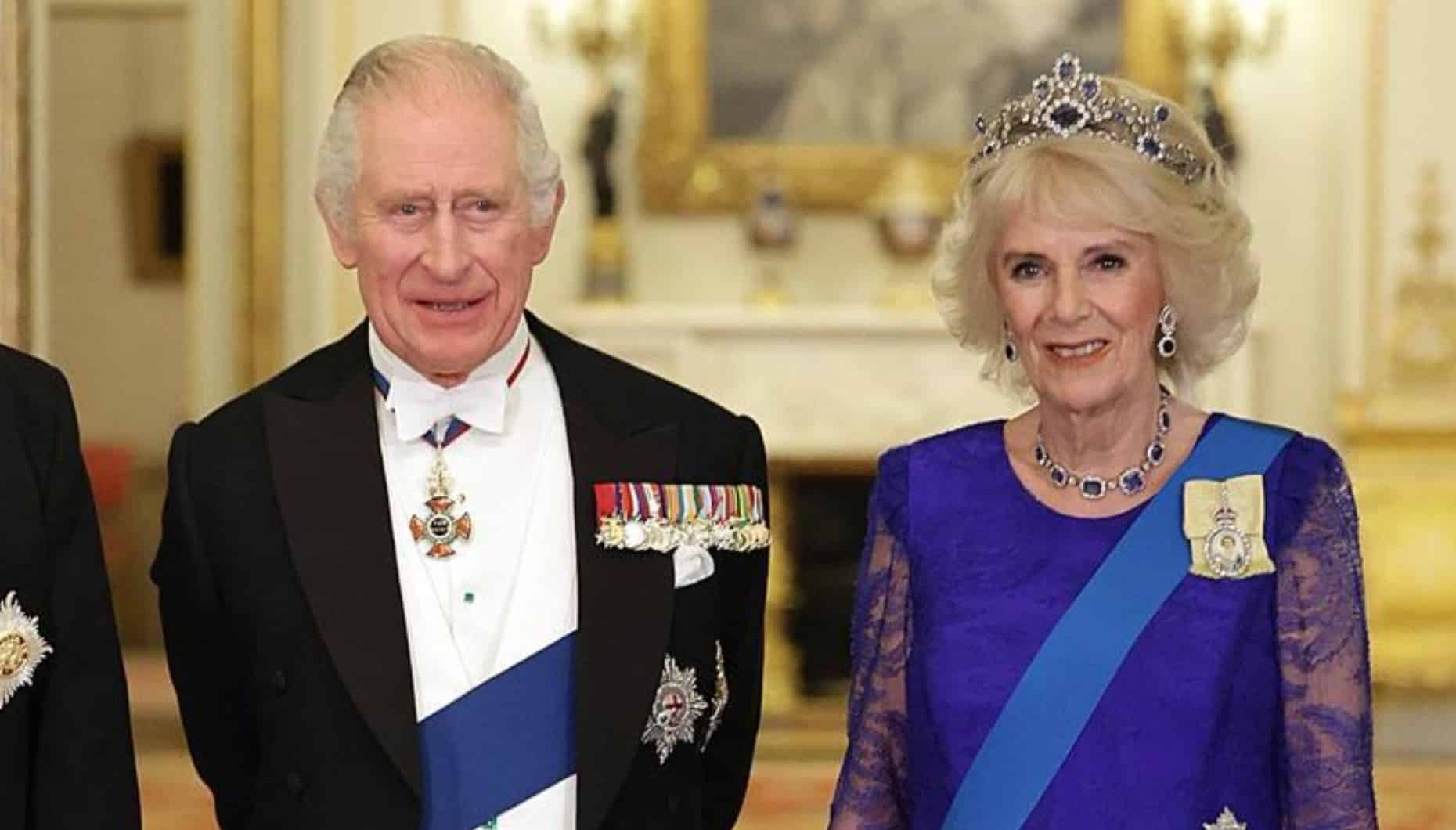 Rei Carlos III, Rainha Camilla. Palácio de Buckingham