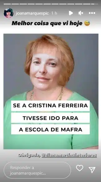 Joana Marques Cristina Ferreira