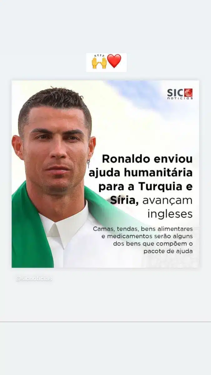 Elma Aveiro, Cristiano Ronaldo