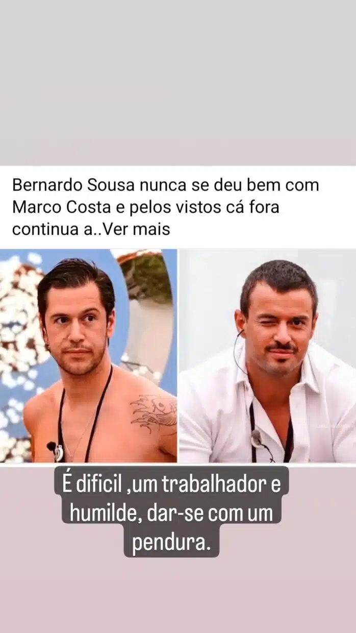 Bernardo Sousa, Marco Costa, Zezé Camarinha