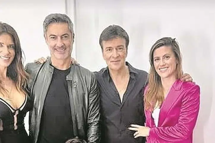 Tony Carreira E Ângela Rocha Com Vítor Baía E Andreia Santos