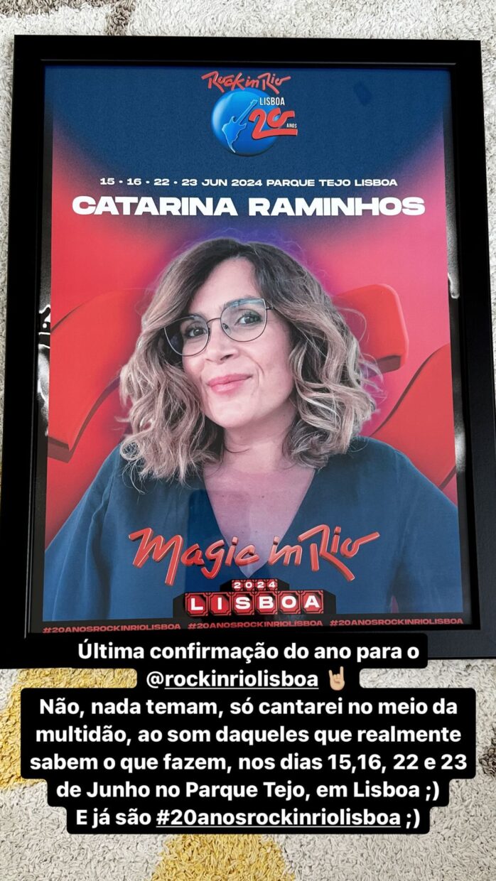 Catarina Raminhos, Rock in Rio Lisboa