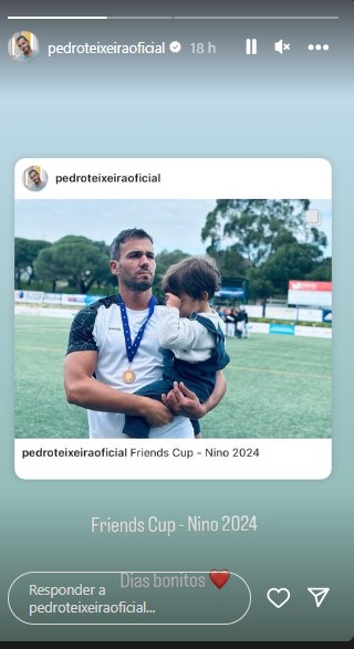 Captura de ecra 2024 01 14 124400 Pedro Teixeira partilha novas fotos do filho: "Super pai"