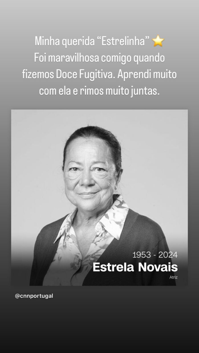 Rita Pereira sobre Estrela Novais