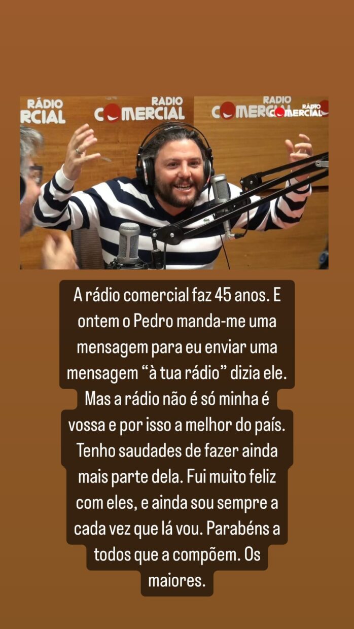 César Mourão, Rádio Comercial