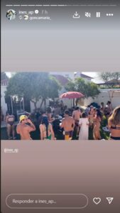 Captura de ecra 2024 04 14 133000 Inês Aires Pereira dá festa na piscina e mostra tudo aos fãs