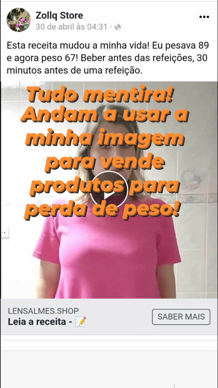 noelia pereira Noélia Pereira faz apelo nas redes sociais: "É tudo mentira!"